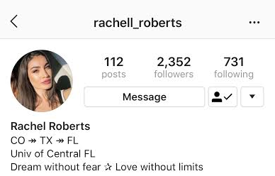 Rachell's Instagram